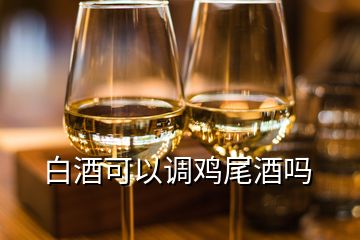 白酒可以調(diào)雞尾酒嗎