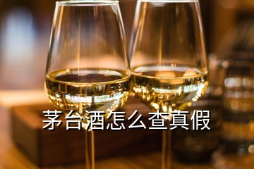 茅臺酒怎么查真假