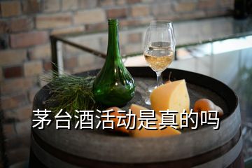 茅臺(tái)酒活動(dòng)是真的嗎