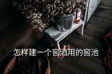 怎樣建一個(gè)窖酒用的窖池