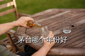 茅臺哪個年份好