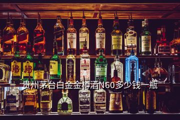 貴州茅臺白金金樽酒N60多少錢一瓶