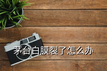 茅臺(tái)白膜裂了怎么辦