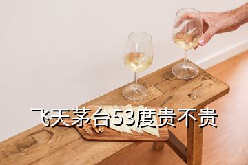 飛天茅臺(tái)53度貴不貴