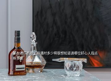 茅臺酒廠的職工待遇時多少啊很想知道請哪位好心人指點啊多謝