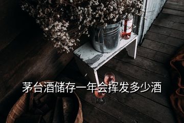 茅臺(tái)酒儲(chǔ)存一年會(huì)揮發(fā)多少酒