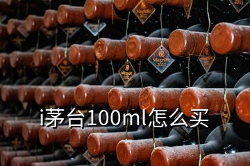 i茅臺(tái)100ml怎么買