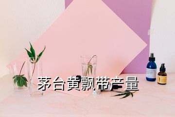 茅臺黃飄帶產(chǎn)量