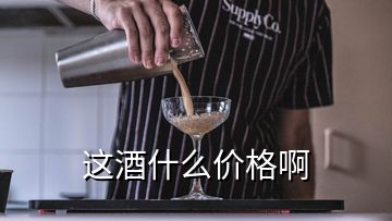 這酒什么價格啊