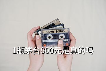 1瓶茅臺800元是真的嗎