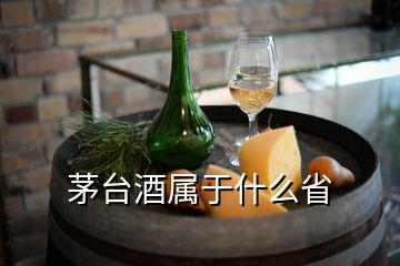 茅臺酒屬于什么省