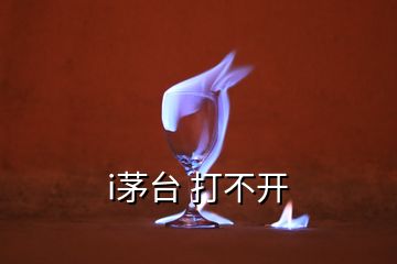 i茅臺(tái) 打不開(kāi)