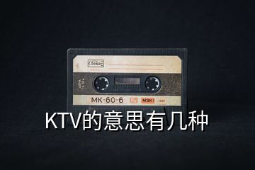 KTV的意思有幾種