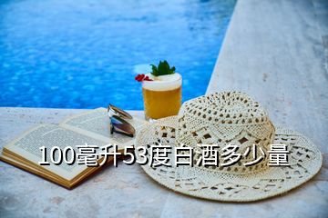 100毫升53度白酒多少量