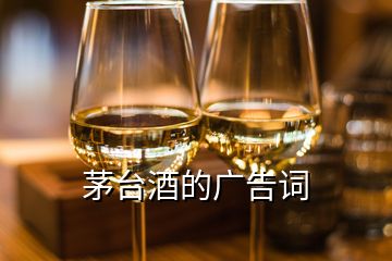 茅臺(tái)酒的廣告詞