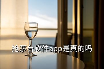 搶茅臺(tái)軟件app是真的嗎