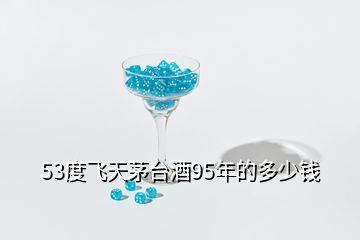 53度飛天茅臺(tái)酒95年的多少錢