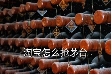 淘寶怎么搶茅臺(tái)