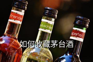 如何收藏茅臺酒