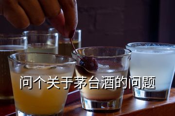 問個關(guān)于茅臺酒的問題