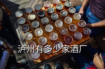 瀘州有多少家酒廠