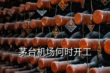 茅臺(tái)機(jī)場何時(shí)開工