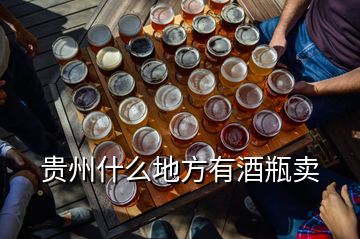 貴州什么地方有酒瓶賣