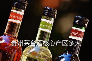 貴州茅臺(tái)酒核心產(chǎn)區(qū)多大