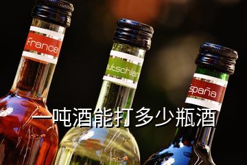 一噸酒能打多少瓶酒