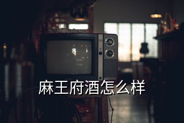 麻王府酒怎么樣