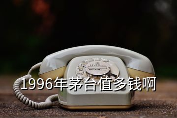 1996年茅臺(tái)值多錢啊