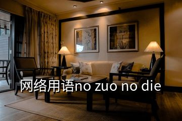 網(wǎng)絡(luò)用語no zuo no die