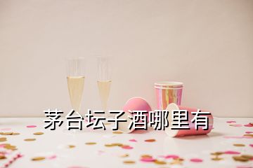 茅臺壇子酒哪里有