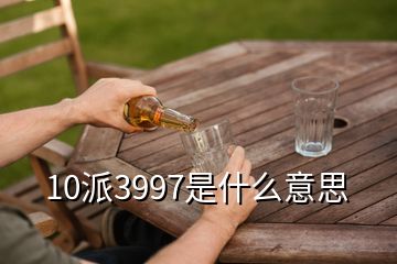 10派3997是什么意思