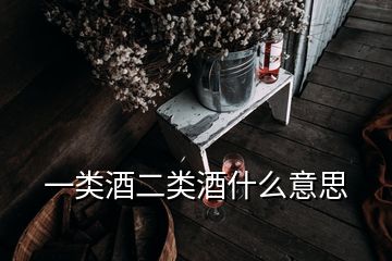 一類酒二類酒什么意思