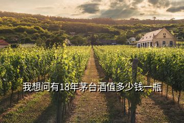 我想問(wèn)有18年茅臺(tái)酒值多少錢(qián)一瓶