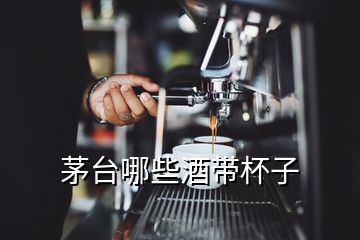 茅臺哪些酒帶杯子