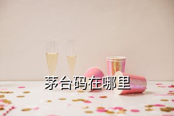 茅臺碼在哪里