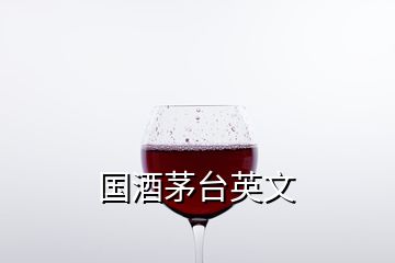 國酒茅臺(tái)英文