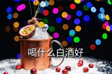 喝什么白酒好