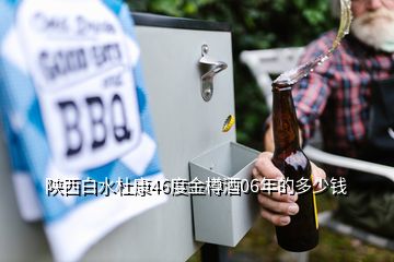 陜西白水杜康46度金樽酒06年的多少錢