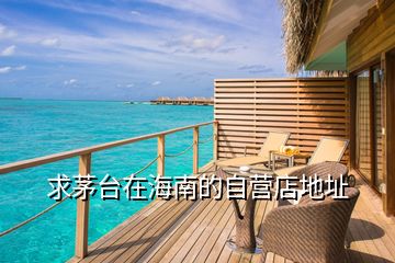 求茅臺(tái)在海南的自營(yíng)店地址