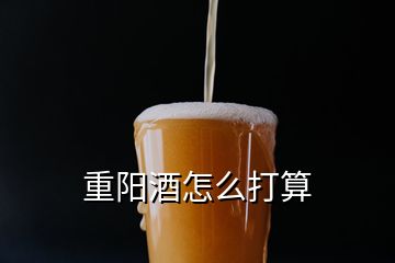 重陽酒怎么打算