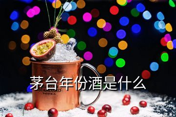 茅臺年份酒是什么