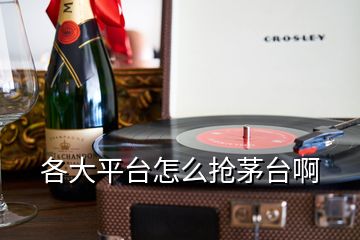 各大平臺(tái)怎么搶茅臺(tái)啊