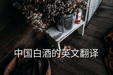 中國白酒的英文翻譯