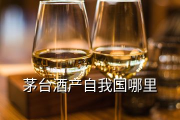 茅臺酒產(chǎn)自我國哪里