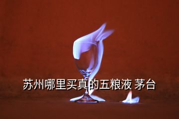 蘇州哪里買(mǎi)真的五糧液 茅臺(tái)