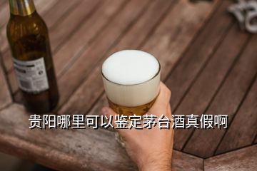 貴陽哪里可以鑒定茅臺酒真假啊