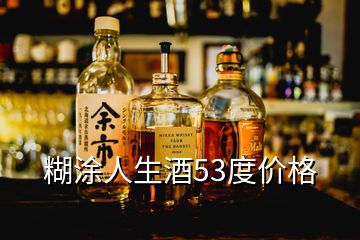 糊涂人生酒53度價格